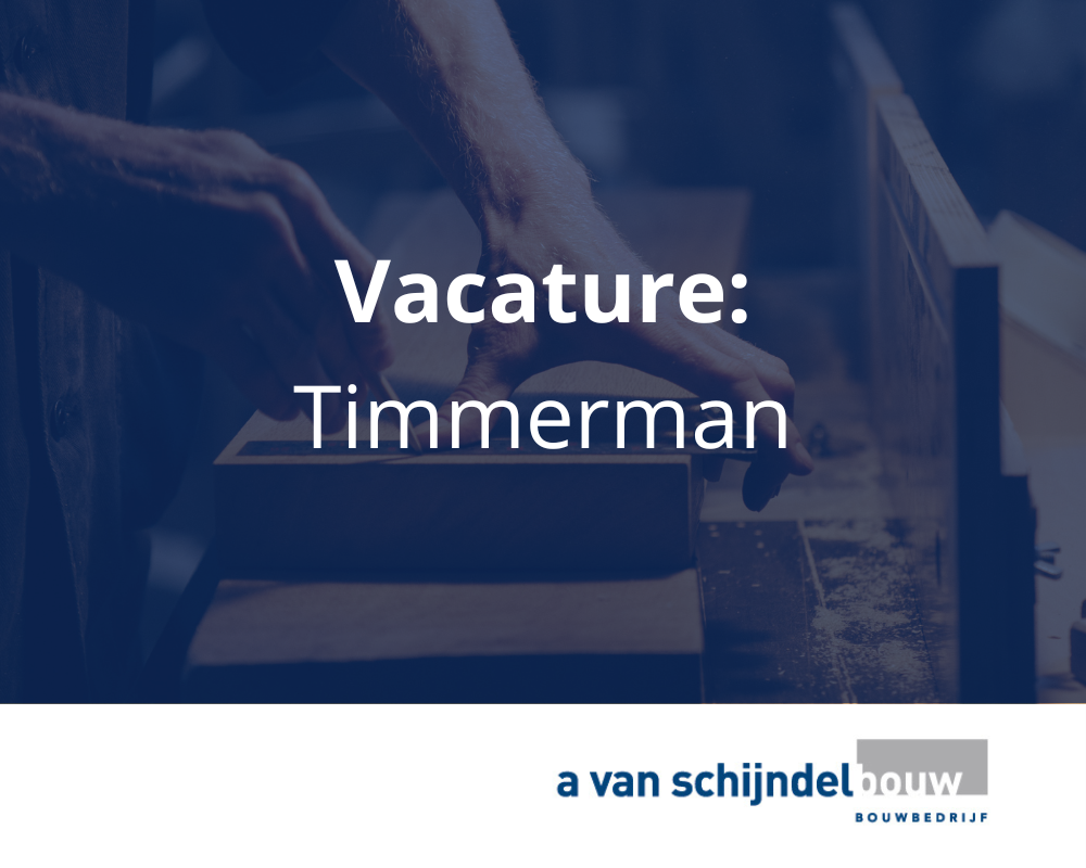 Vacature Timmerman